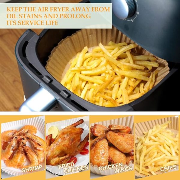 50 PCS OF DISPOSABLE AIR FRYER PAPERS