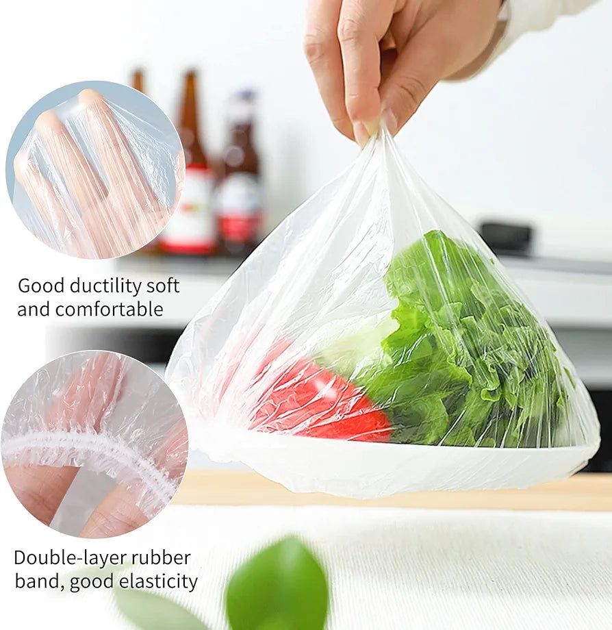 100 PCS OF DISPOSABLE FOOD COVERS